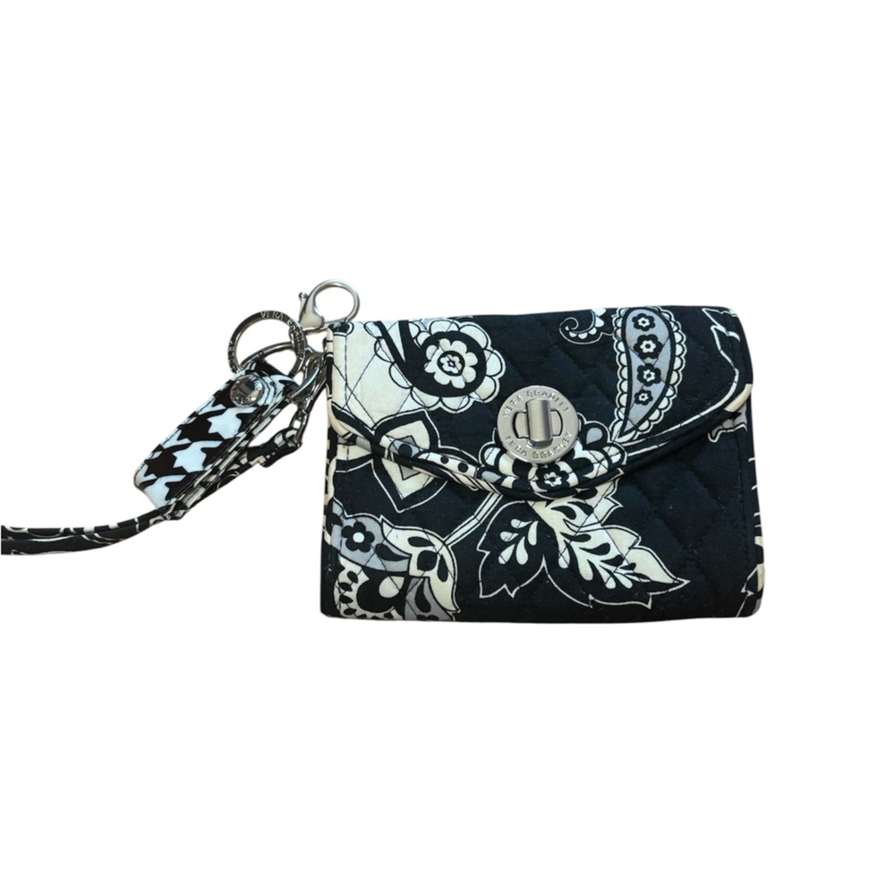 Vera Bradley Black and White Floral Wallet